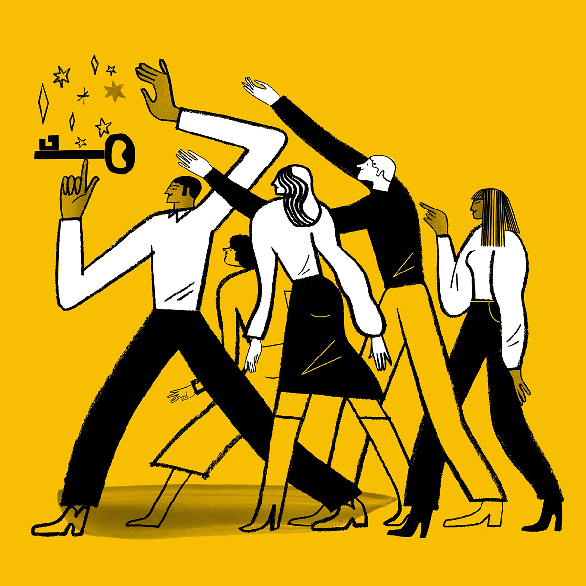 1200X1200 Guiding Yellow